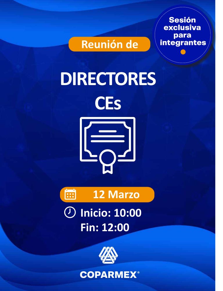 Reunión de Directores de CEs Mzo 2026