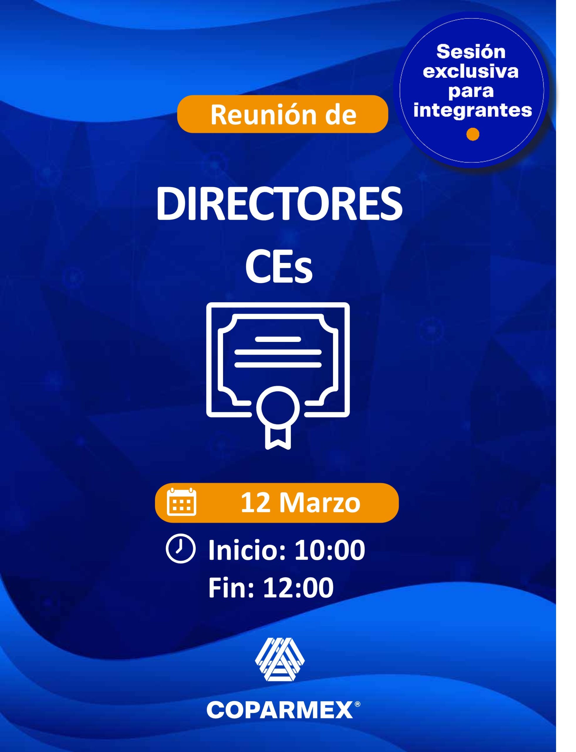 Reunión de Directores de CEs Mzo 2026