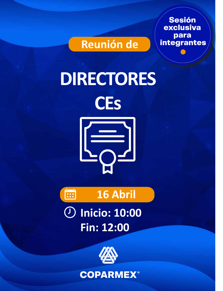 Reunión de Directores de CEs Abr 2026