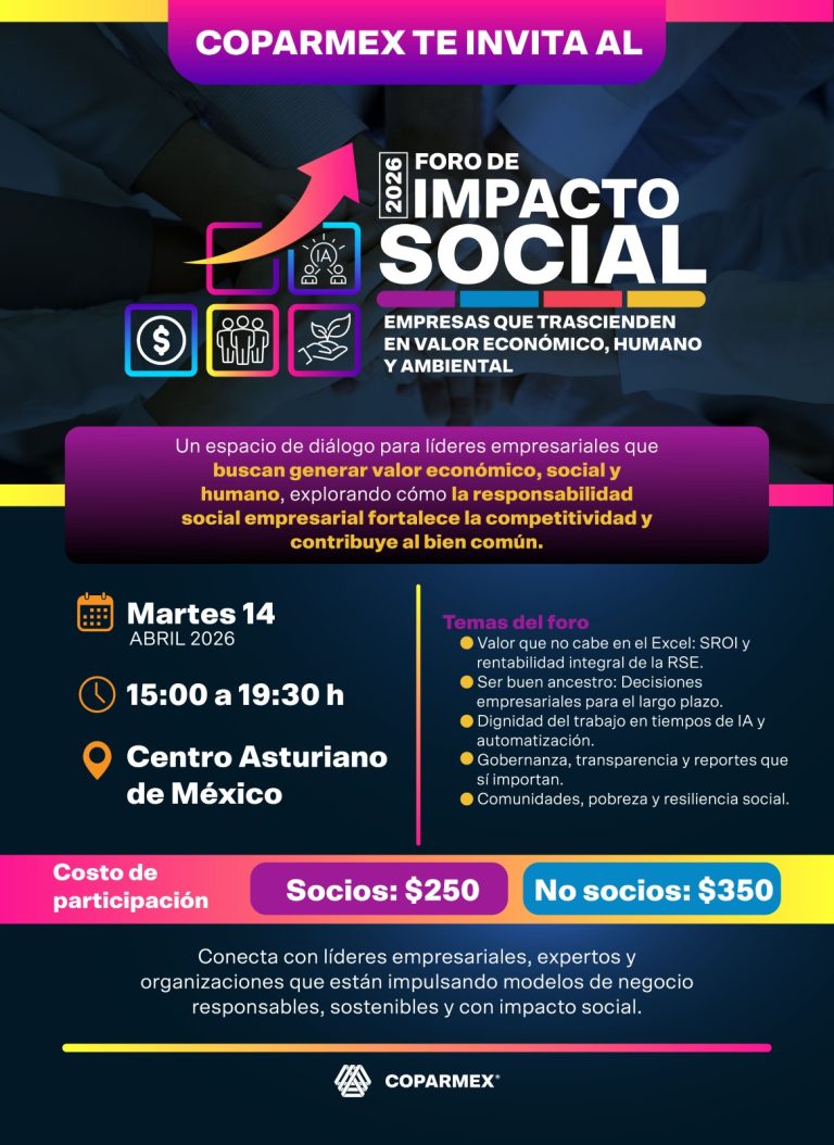 Foro de Impacto Social 2026 (NO SOCIOS)
