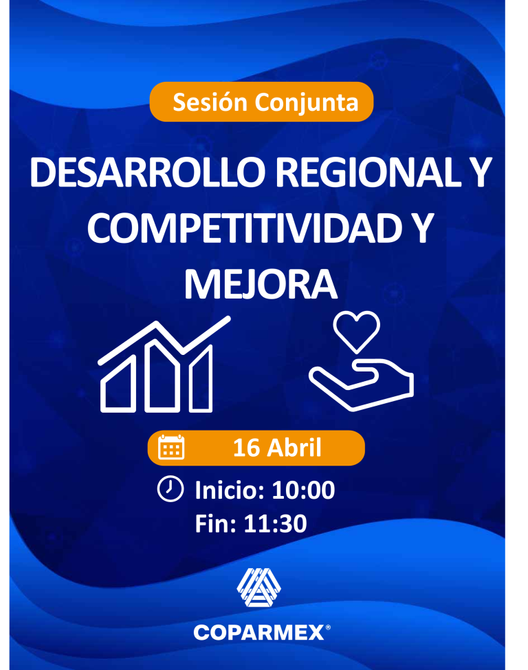 Sesión conjunta: Competitividad y Mejora Regulatoria y Desarrollo Regional, Fronterizo, Portuario e Islas Abr 2026