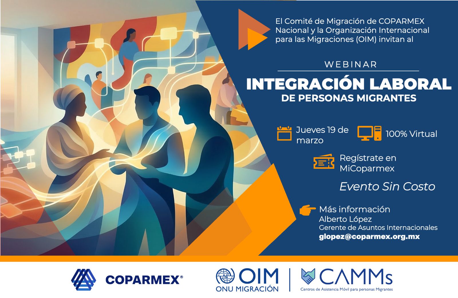 Webinar: Integración laboral de personas migrantes