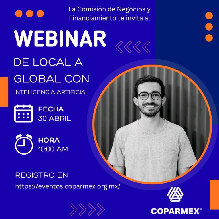 Webinar: "De local a global con IA: cómo se están construyendo los productos hoy"