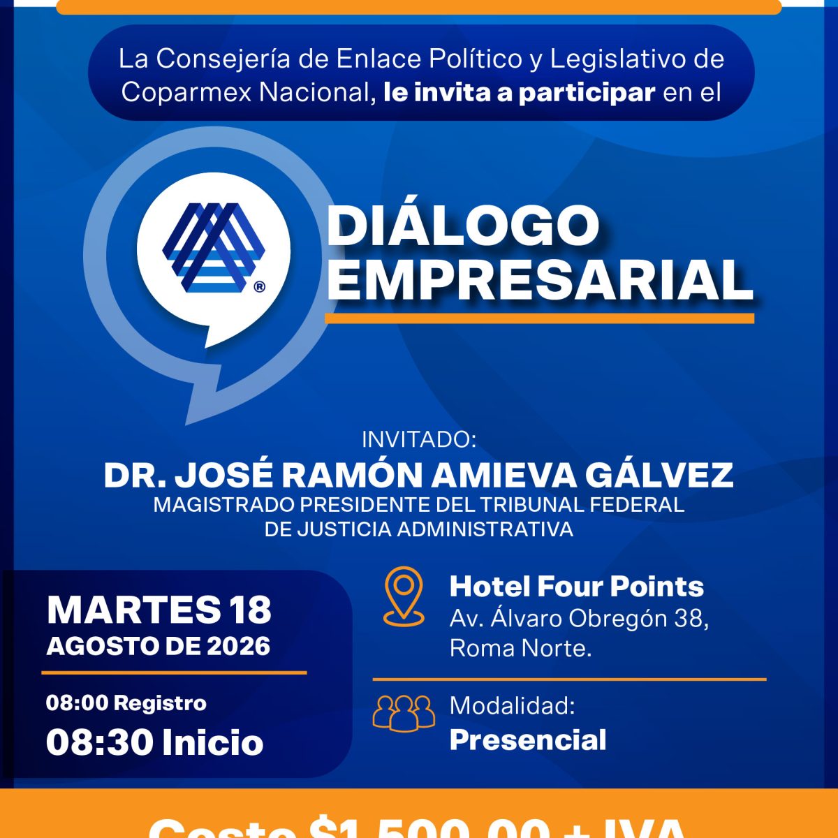 Dialogo Empresarial Agosto 2026 (NO SOCIOS) - Presencial