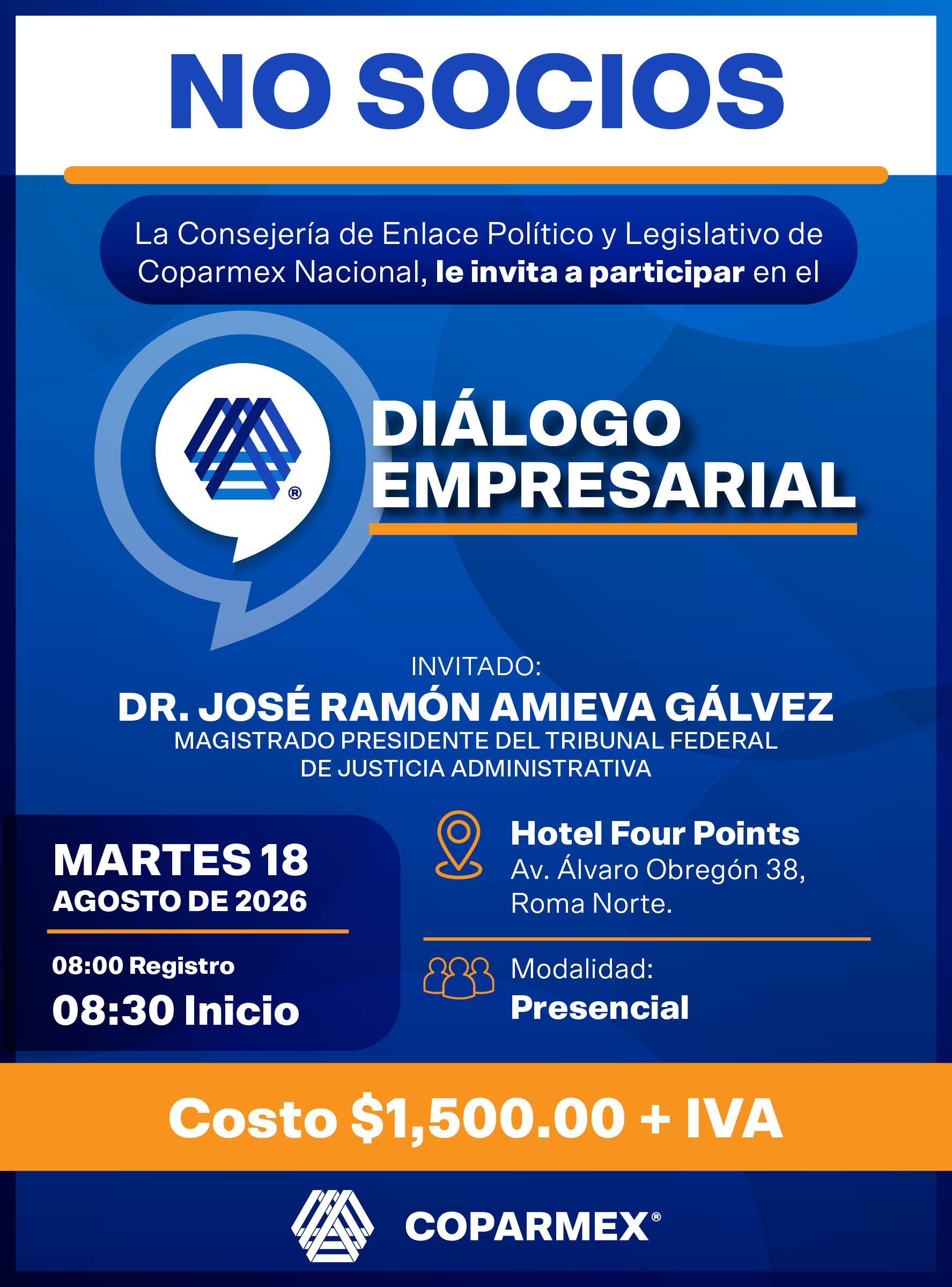 Dialogo Empresarial Agosto 2026 (NO SOCIOS)