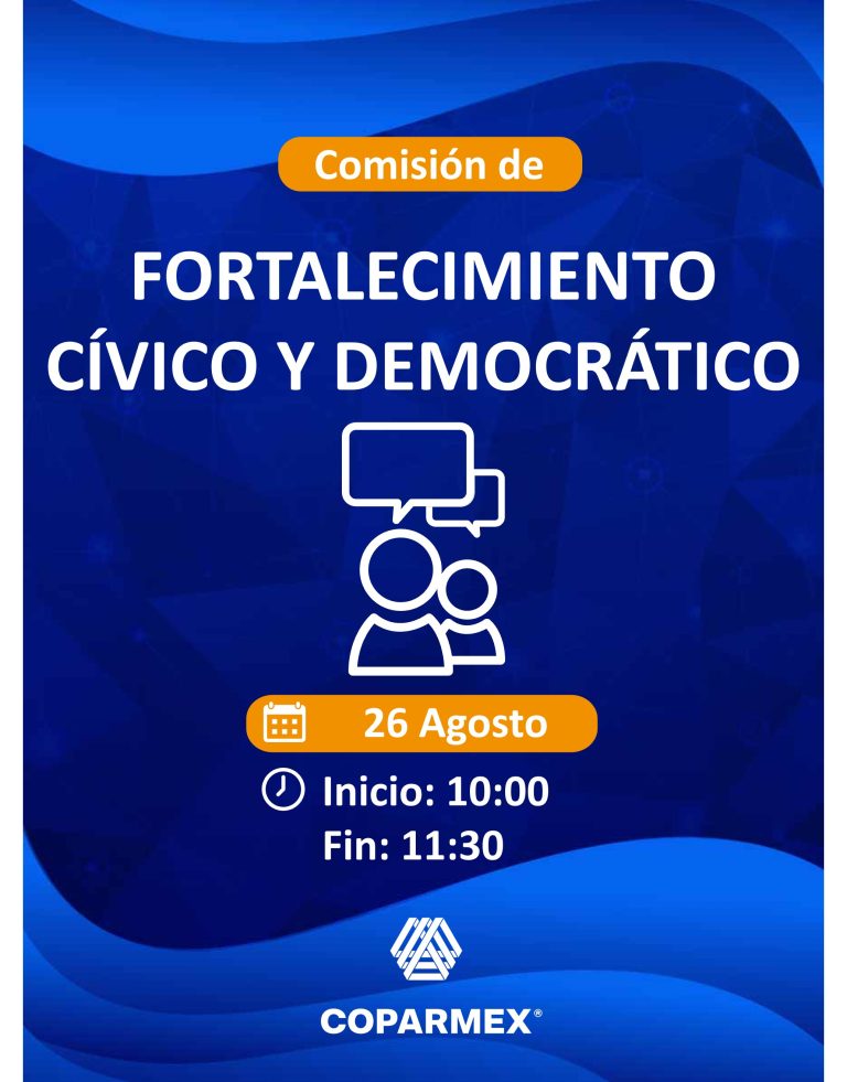 Comisión de Fortalecimiento Cívico y Democrático Ago 2026
