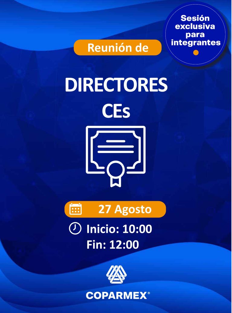 Reunión de Directores de CEs Ago 2026