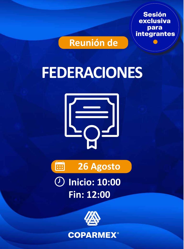 Reunión de Federaciones Ago 2026