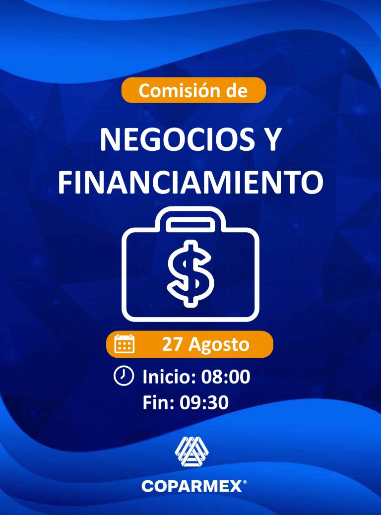 Comisión de Negocios y Financiamiento Ago 2026