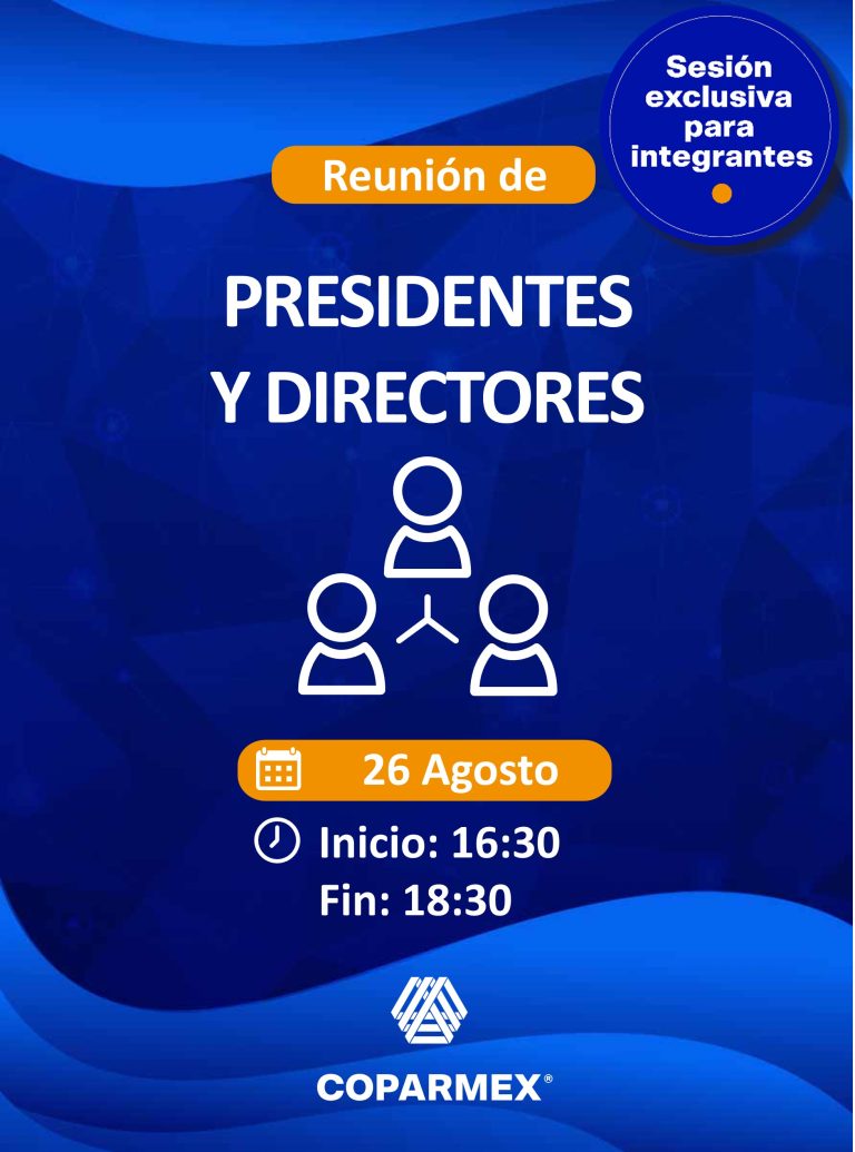 Presidentes y Directores de Centros Empresariales Ago 2026