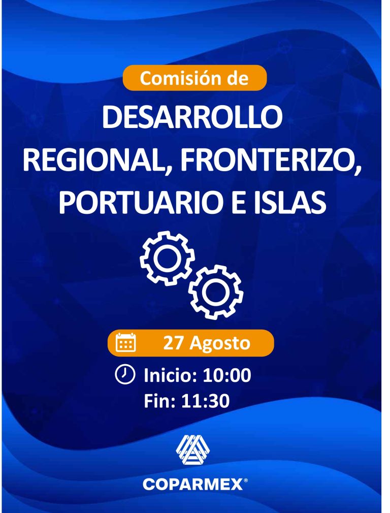Comisión de Desarrollo Regional, Fronterizo, Portuario e Islas Ago 2026