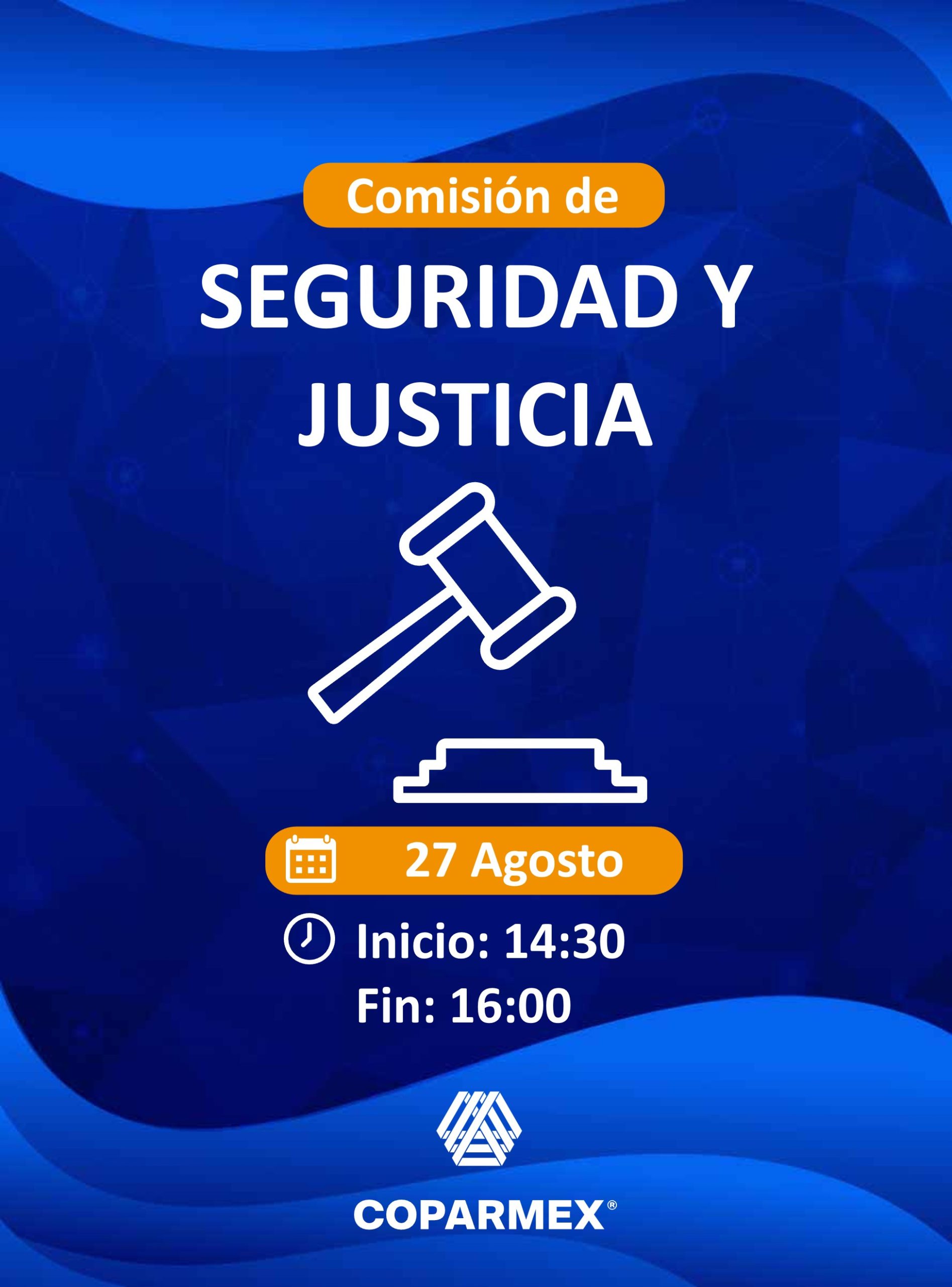 Comisión de Seguridad y Justicia Ago 2026