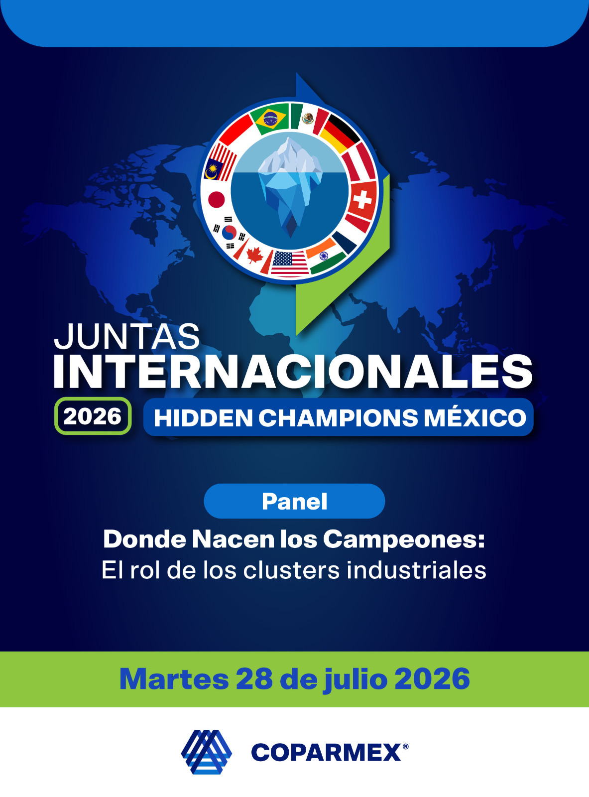 Juntas Internacionales 2026 - Panel Donde Nacen los Campeones: El rol de los clusters industriales