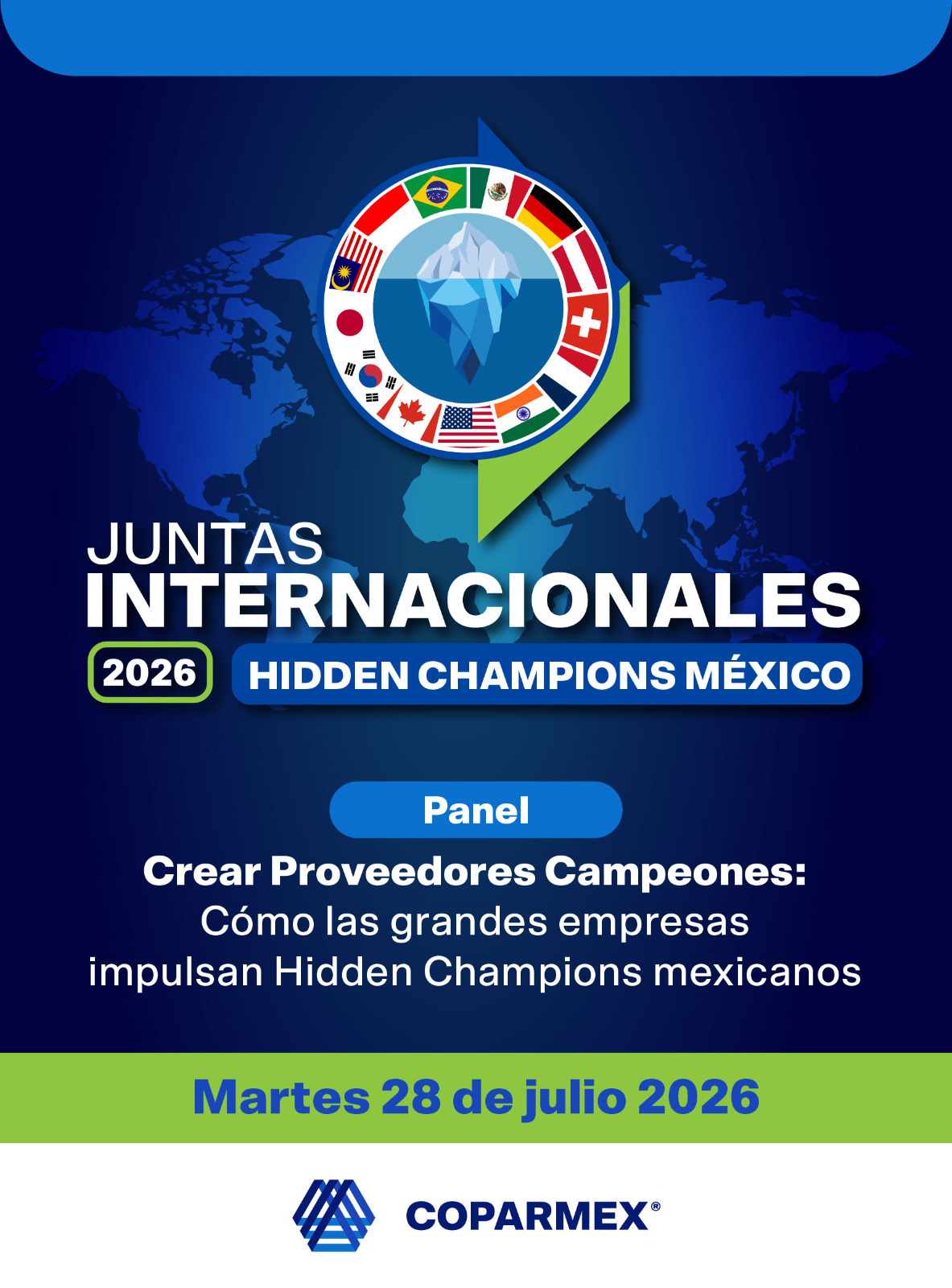 Juntas Internacionales 2026 - Panel Crear Proveedores Campeones: Cómo las grandes empresas impulsan Hidden Champions mexicanos