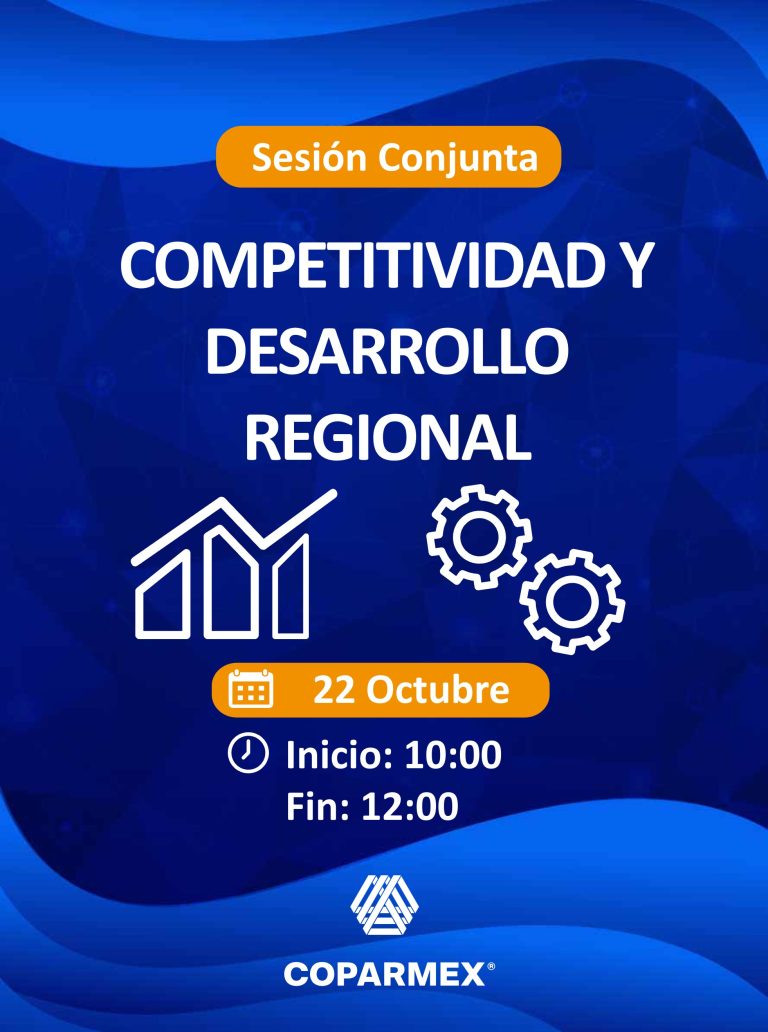 Sesión Conjunta: Desarrollo Regional y Competitividad Oct 2026